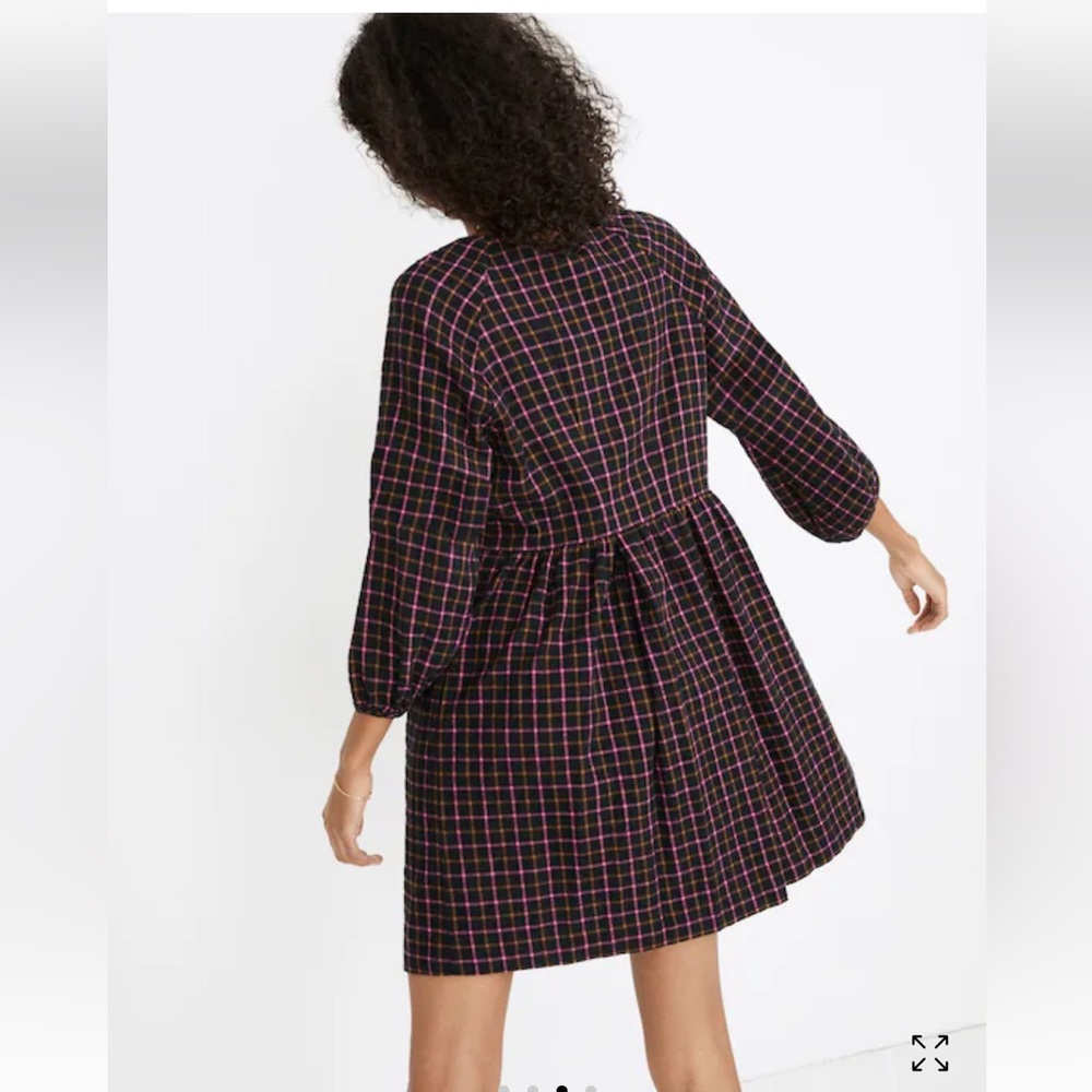 Madewell flannel plaid dress - Picture 3 of 5